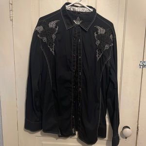 Roar mens button up dress shirt